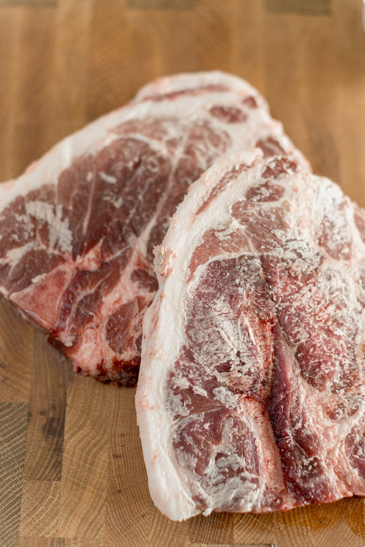 Pork steak from May Hill Farm