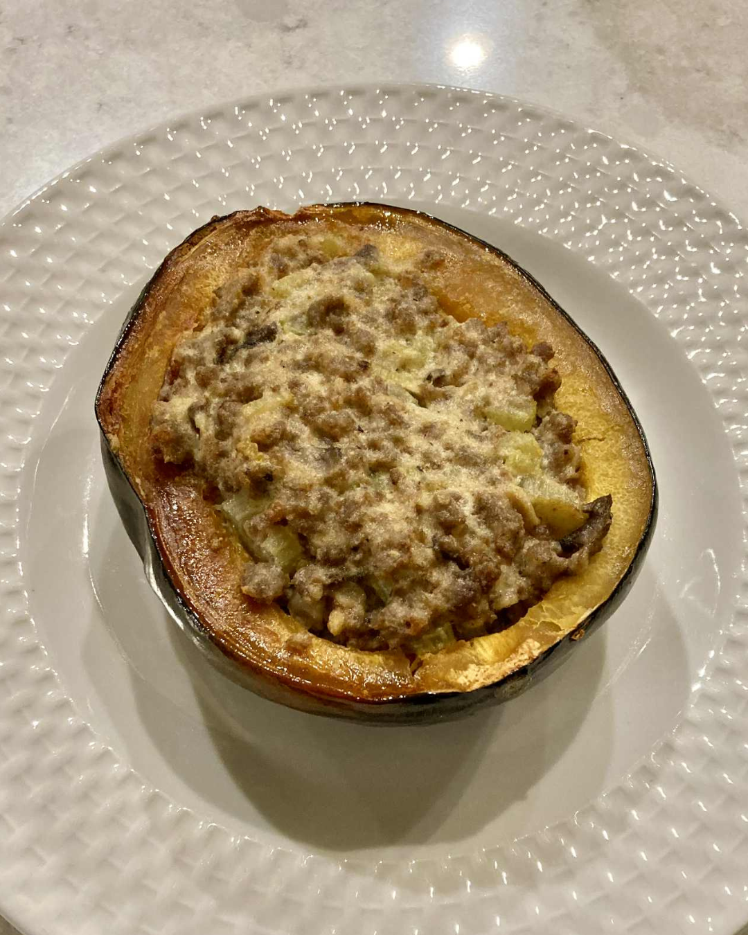 Squash + Sausage = The Ultimate Fall Comfort Meal