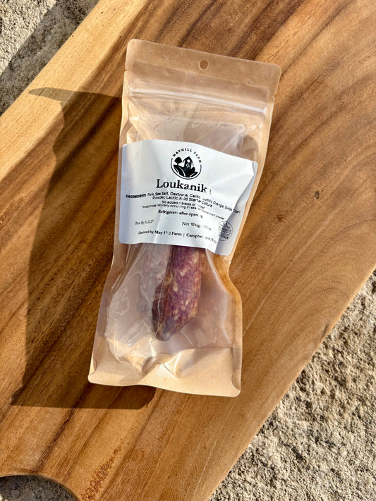 Loukanika Salami (4.5 oz)