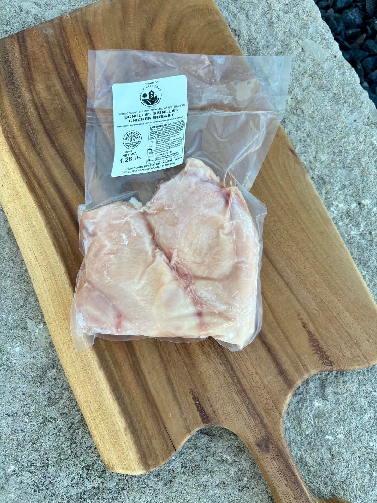 Pasture-Raised Boneless, Skinless Chicken Breasts — 2 per Pack