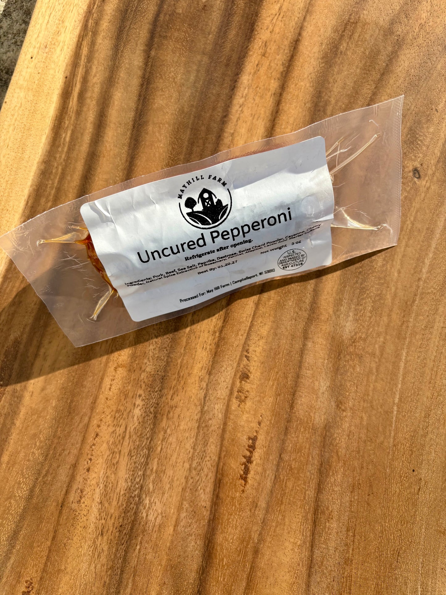 Uncured Pepperoni (5 oz)