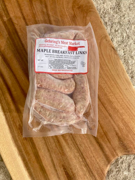 Maple Breakfast Pork Links